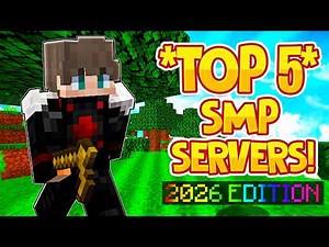 TOP 5 SMP SERVERS *2026* | Best Minecraft Survival SMP | 1.8/1.19/1.20+ JAVA & BEDROCK SERVER