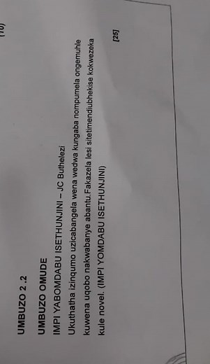 UMBUZO 2.2 UMBUZO OMUDE IMPI YABOMDABU ISETHUNJINI – JC Buthe... | Filo