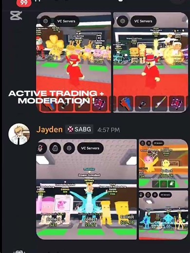 DISCORD TRADING SERVER FOR SAB, GAG, BLOX FRUITS and more #discord#server#stealabrainrot#brainrot