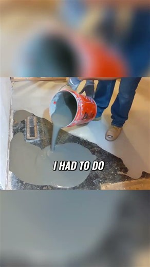 Self-Leveling Cement: Avoid This Common Mistake! #shorts