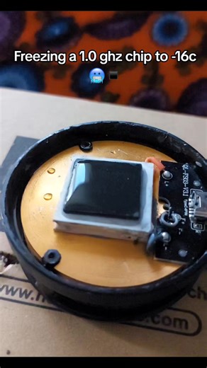 Freezing a 1.0 GHz Chip to -16°C: A Tech Experiment