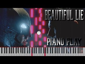 Hans Zimmer - Beautiful lie (Batman vs Superman) | How To Play Piano