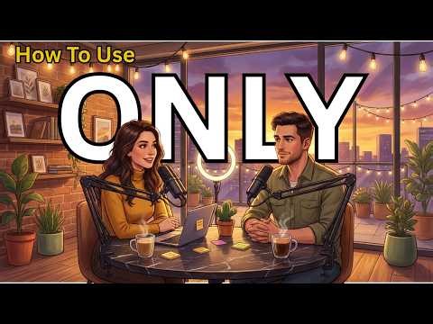 How to Use ONLY in Everyday English | English Conversation Practice | English Podcast