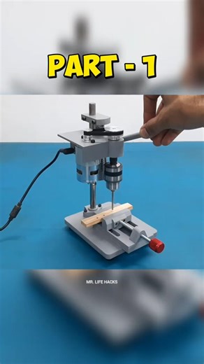 Mini Bench Drill Machine from PVC (PART -1) #pvc