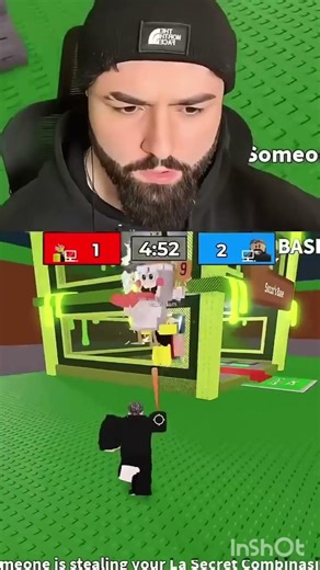 bro was loosing so he started using hacks and still lost😂 #roblox #funny #hacker