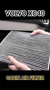 Volvo XC40 (2019-2025): Cabin Air Filter Change.