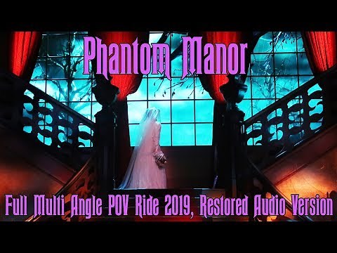 Phantom Manor Full POV Ride With Vincent Price Narration at Disneyland Paris 2019