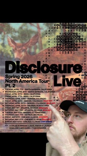 Disclosure - 🇺🇸 All tickets on sale NOW. Link in biooooioiiioio - see you in a few months 🫡 #shorts