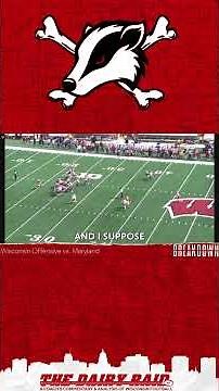Stop Running Two Man Routes - Wisconsin Offense vs. Maryland