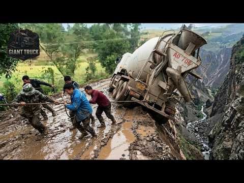 Extreme Truck Driving Skills: Rollovers, Mud Traps & Intense Rescue Moments
