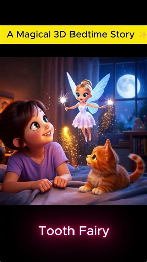 Maya and the Tooth Fairy: A Magical Bedtime Story ✨#shorts #bedtimestories