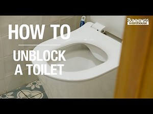 How To Unblock a Toilet - Bunnings Warehouse