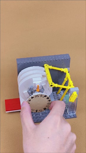 How does a combination lock work? #lego #legotiktok #legomoc