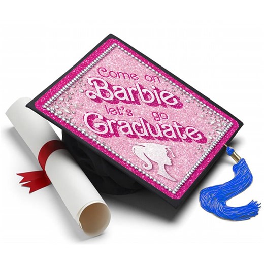 Come on Barbie Graduation Cap Topper – Class of 2026, Graduation Gifts - Etsy
