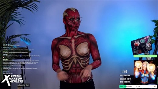 BACON LARA BODY PAINT (cursed) | !s !who
