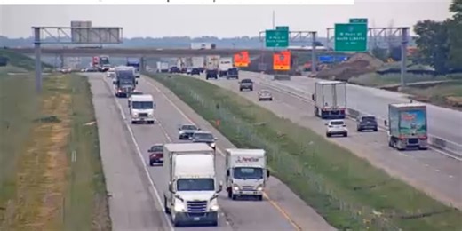 I-380 traffic shifts to head-to-head configuration near North Liberty