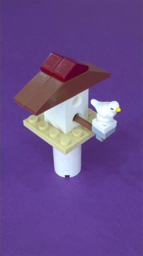 How to Build a Tiny LEGO Birdhouse | Step-by-Step