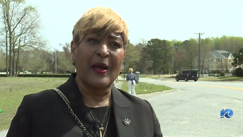 Historical marker for man who founded Suffolk community