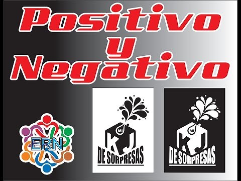 CorelDRAW - POSITIVO Y NEGATIVO