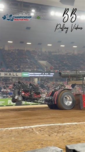The “Bully” Super Modified Tractor out of the Long Motorsports camp roaring down the track at the 2026 National Farm Machinery Show Pull! #tractorpulling #supercharged #motorsport #horsepower #NFMS2026 | BB Pulling Videos