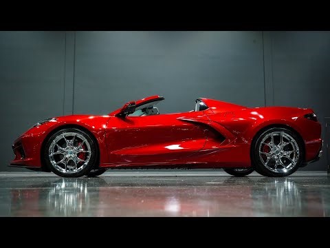 2024 CORVETTE 3LT HTC 4K CHROME VOSSEN RIMS RED MIST FREE ENCLOSED DELIVERY FOR SALE R3MOTORCARS.COM