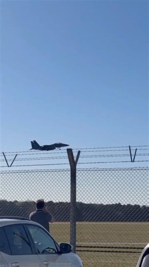Mountain House #f15 Low Approach At #raflakenheath #aviation #fighterjet #militaryaircraft #airforce