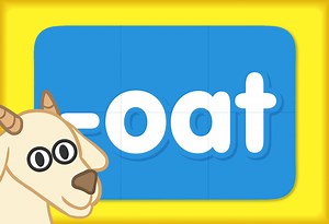 Turn & Learn – Word Family “oat” - Super Simple