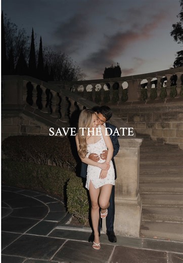 Becoming a 2025 Bride: Save the Date Announcement