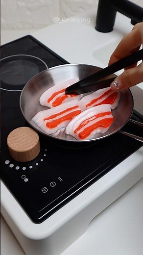 Satisfying Miniature: Mini Pork Belly Cooking in Toy Kitchen ASMR (No talking)