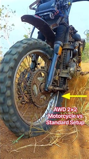 AWD 2x2 Motorcycle vs Standard Setup | Real Off-Road Test