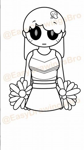 How to Draw Meggie | Incredibox Warm Like Fire #incredibox #sprunki #elementibox #shorts