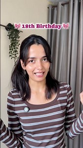 18 Gifts on 18th Birthday💃🏻🌼 #youtubeshorts #viralvideo #hairstyle #skincare #diy #minivlog #bts