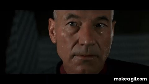 Star Trek First Contact - Picard Borg Intro - Locutus of Borg on Make a GIF