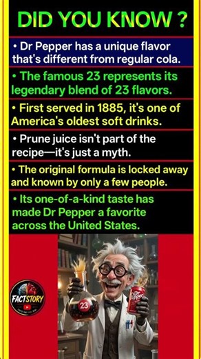 Dr Pepper Facts You Never Knew