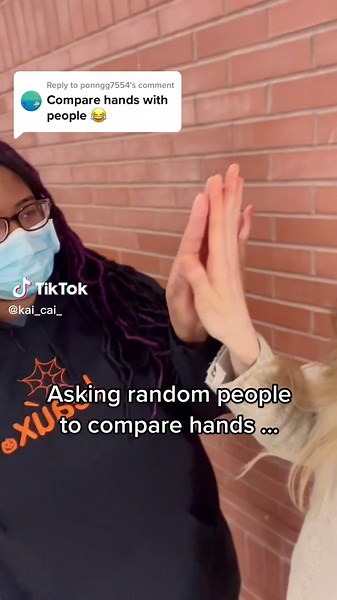 Comparing Hands with Strangers | Unique Hand Comparisons