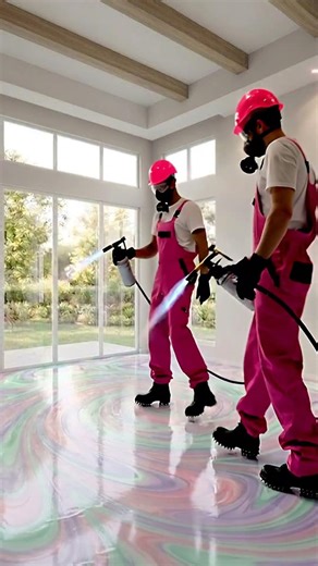 👉This Luxury OF GREEN WITH Pink&Lavender Epoxy Floor IS AMAZING #epoxy #epoxyfloor #resin #home #art