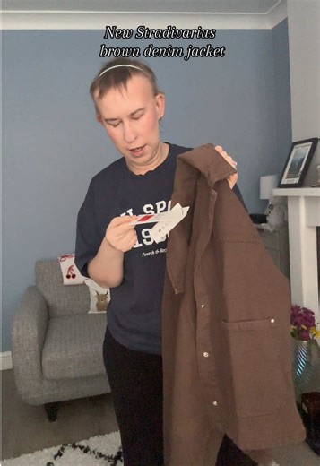 Stylish Stradivarius Brown Denim Jacket Review