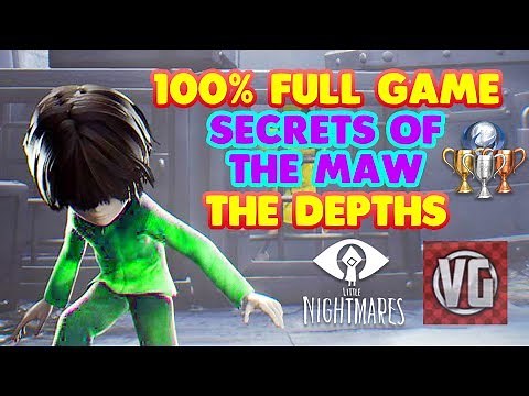 Little Nightmares THE DEPTHS 100% Full Game Walkthrough (All Bottles, Achievements and Trophies)