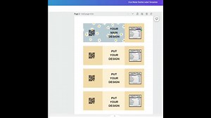 Water Bottle Label Template: 8 & 16 Oz, Editable Canva Design (digital Download) - Etsy