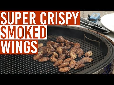 How To Make Crispy Smoked Chicken Wings - Komodo Kamado