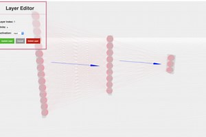 Neural Network Visual, 3D Graphical Editor