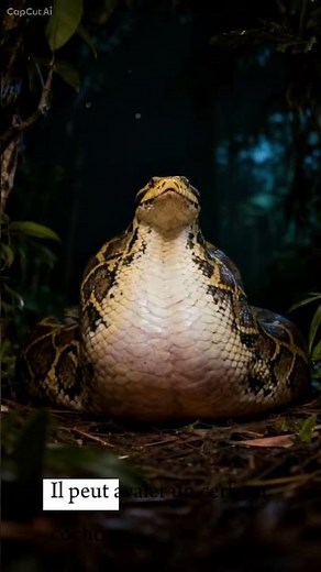 Le plus long serpent du monde #animals #serpentgéant #shorts #faune #reptiles #nature#school #top