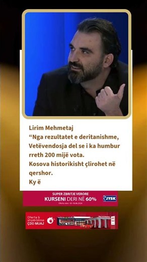 Vetëvendosja del se i ka humbur rreth 200 mijë vota.