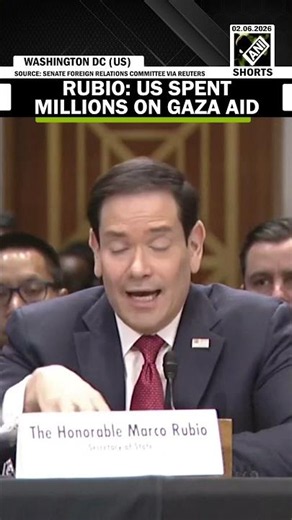 US Secy Marco Rubio says US spent millions on Gaza Humanitarian Aid