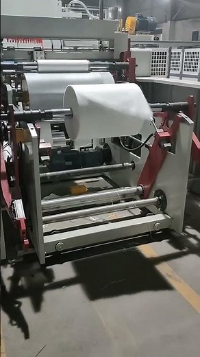 Bond laminating machine, automatic roll changing without stopping