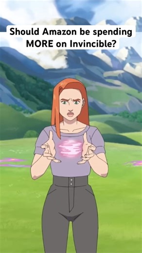 Should Amazon be spending MORE on Invincible? #shorts #animation #cartoon #money #tv #review #amazon