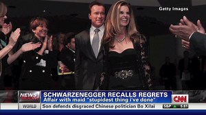 Schwarzenegger recalls regrets