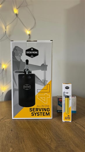 🏝Girl’s Homebrewing Oasis 🏝 on Instagram: "🍻✨ Excited to announce my new collab with @brewmonkofficial – a brand that takes me right back to my brewing beginnings. After my very first kit batch, I jumped straight into their Brewmonk All-in-One system. They’ve just sent me a 4L mini keg and their floating hydrometer for review – can’t wait to put them to the test! 🚀🍺 👉 Stay tuned, in the next posts I’ll share all the details and show you how I’m using them in my little homebrew oasis! 🌿🍻 