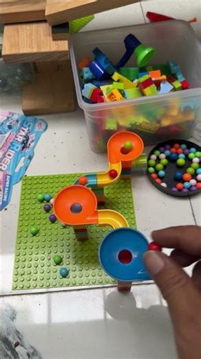 Marble Run | Building Blocks | DIY ASMR