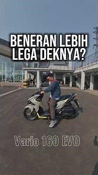 Is the Vario 160 Evo deck actually more spacious? #vario160 #hondavario160 #vario160evo